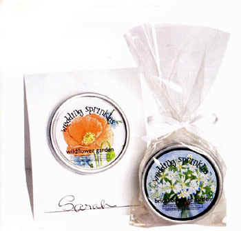 Garden Sprinkle Favor Cards and Bags